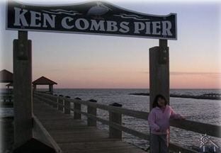 One of many piers within walking distance from our home - Gulfport Vacation Rental Home